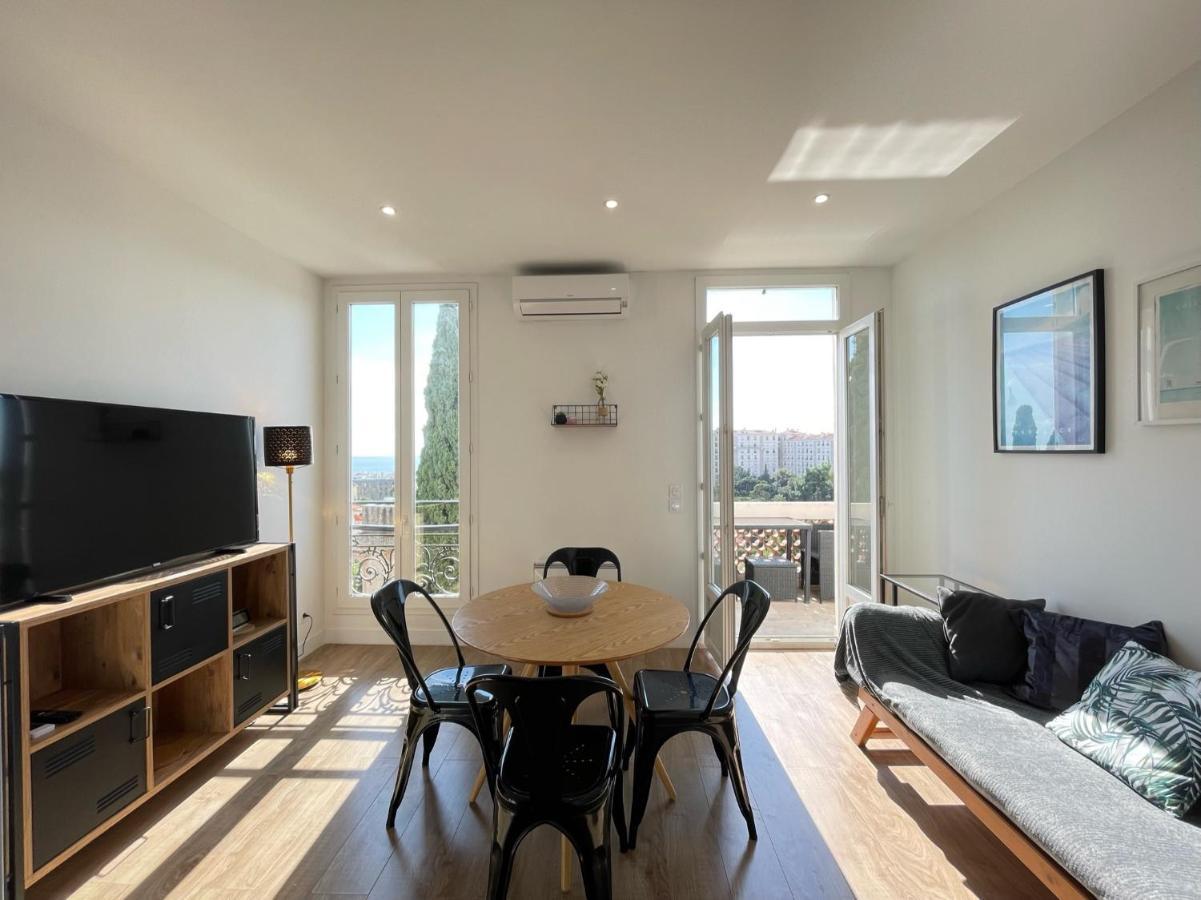 Nice Renting - Cambrai - Luxurious Sea View Terrasse - King Bed - Parking - Ac - Fully Equipped Екстер'єр фото
