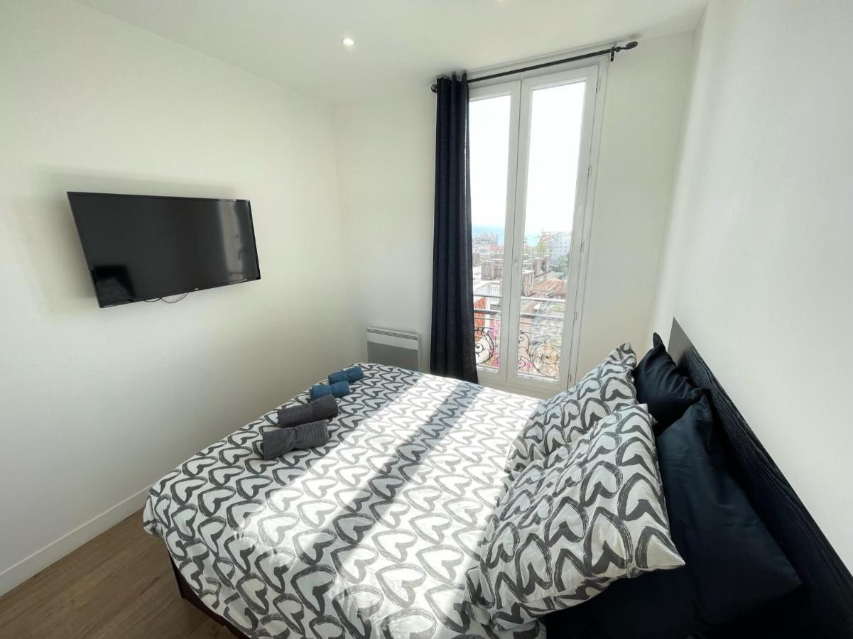 Nice Renting - Cambrai - Luxurious Sea View Terrasse - King Bed - Parking - Ac - Fully Equipped Екстер'єр фото